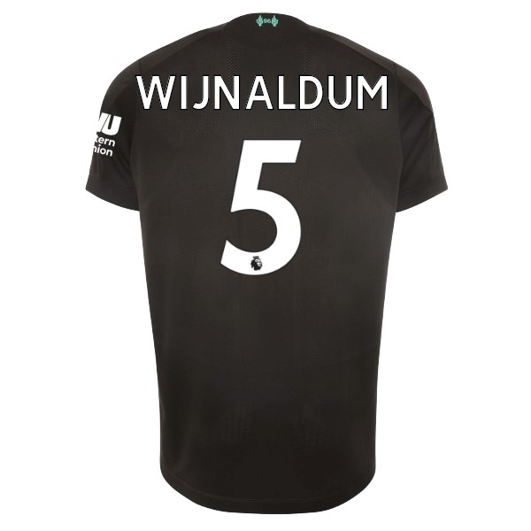 Camiseta Liverpool NO.5 Wijnaldum 3ª Kit 2019 2020 Negro